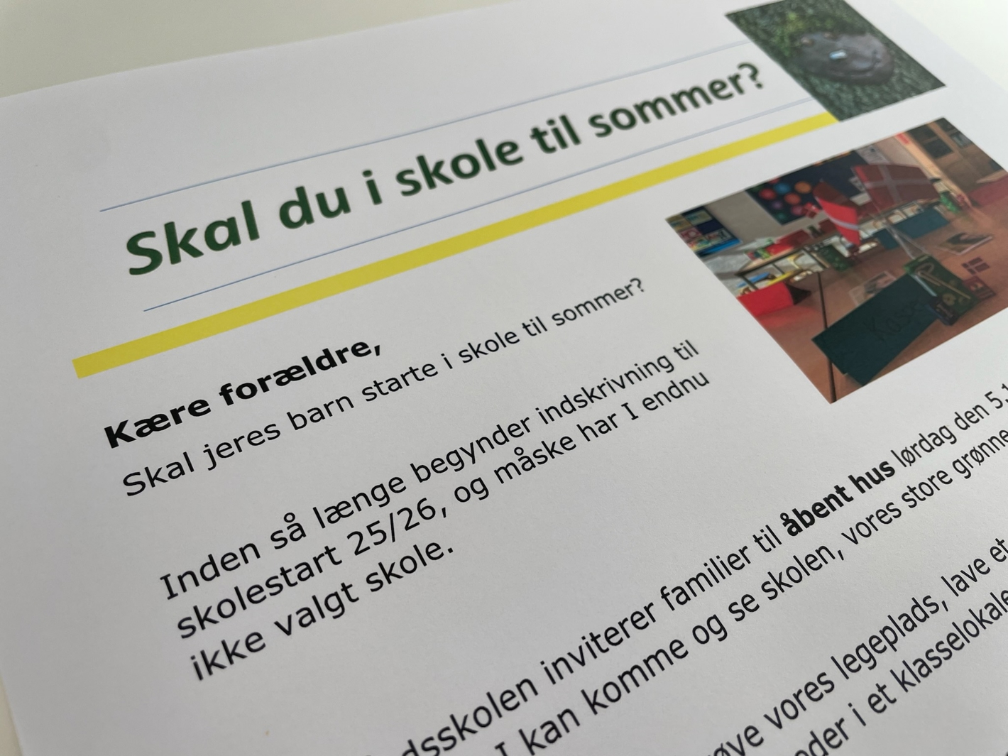 Invitation til åbent hus